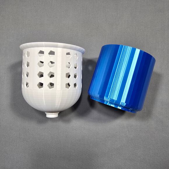 Aqua Hydroponic Aquarium Wicking Pot Planted House Plants Variable Height Tubes - Picture 11 of 16